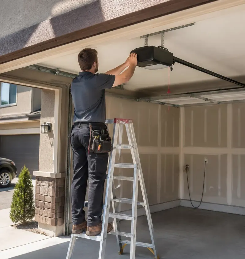 Off Track Door Repair in Winter Springs
